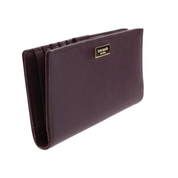 kate spade Handbags - Kate Spade Laurel Way Wallet Mahogany